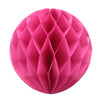Rose red Honeycomb Ball