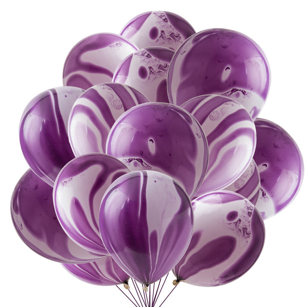 Purple agate Latex Balloon - Sunbeauty