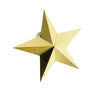 Gold Glitter pentagram paper stars - cnsunbeauty