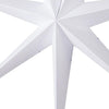 60cm White Pinhole 7- Pointed Paper Star - Sunbeauty