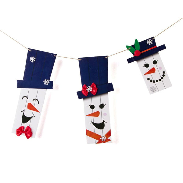 Christmas Snowman Expression Ornaments - Sunbeauty