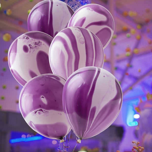 Purple agate Latex Balloon - Sunbeauty