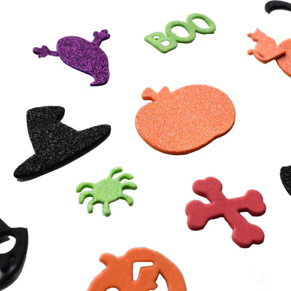 Halloween Glitter Foam Craft Stickers - Sunbeauty