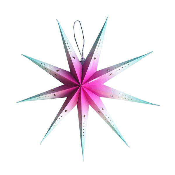 9-Point Colorful Paper Star - Sunbeauty