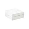 White gift box with lid