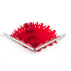 Red Snowflake Tissue Paper Fans/Pinwheel - cnsunbeauty