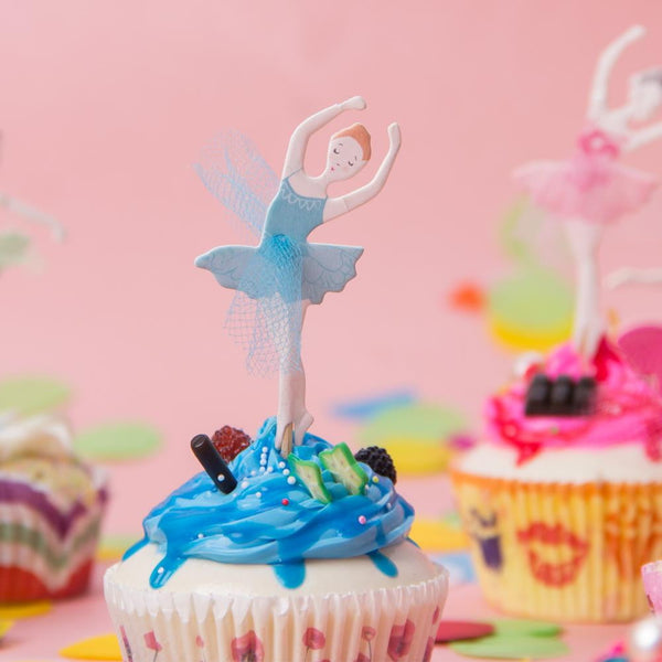 Ballet Dancer Girls Birthday Personalised Cake Toppers - Sunbeauty