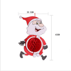 Snowman Santa Claus Hanging Paper Honeycomb Ball