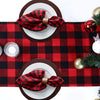 Trendy Modern Christmas Cotton Checkered Table Runner - Sunbeauty