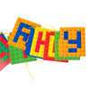 Building Block Happy Birthday Party Decorations Hanging Banner - Sunbeauty
