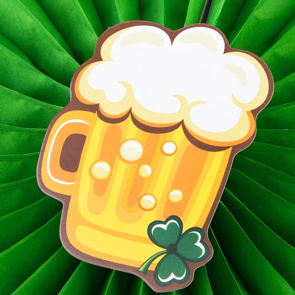 St. Patrick’s Day Shamrocks Beer Paper Fans - Sunbeauty