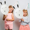Easter Birthday White Bunny DIY Balloon（2Pcs）