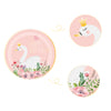 swan disposable party tableware paper plate