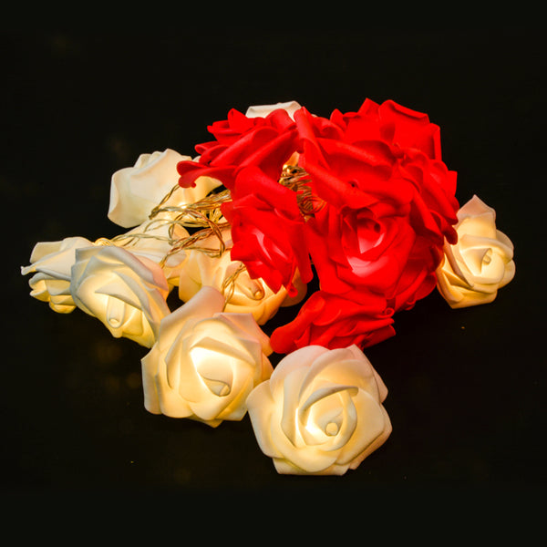 Valentine's Wedding Party Flower Rose LED String Lights-50Pcs Free Shipping - Sunbeauty