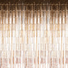 Rose Gold Foil Curtains