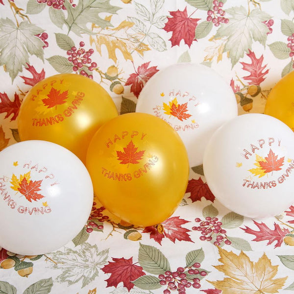 Thanksgiving Day 12 inch Latex Balloon(10Pcs) - Sunbeauty