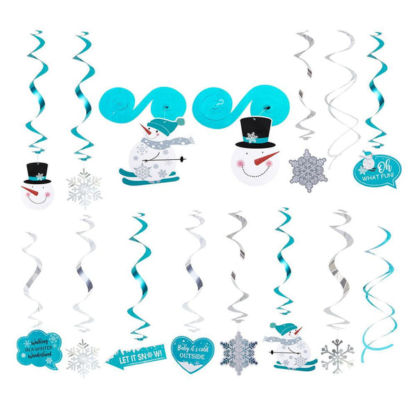 Winter Carnival Snowman Swirl(20Pcs) - Sunbeauty