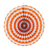 Orange Folding Paper Fans Set(6Pcs) - Sunbeauty