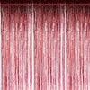 cortinas de papel rojo