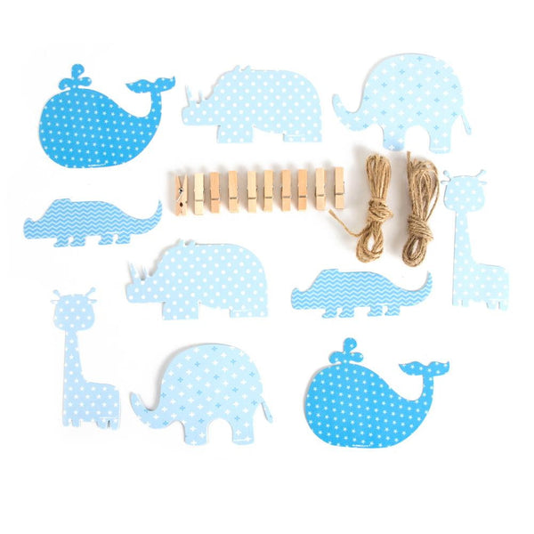 DIY Animal Wood Clip Ornaments Paper garland-50Pcs Free Shipping - Sunbeauty