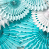 Blue Paper Fan Pinwheel Kit - Sunbeauty