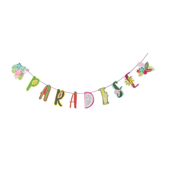 Paradise Fruit Summer Party Banner - Sunbeauty