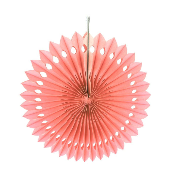 Peach Tissue Paper Fans/Pinwheel(Luo Fan) - cnsunbeauty