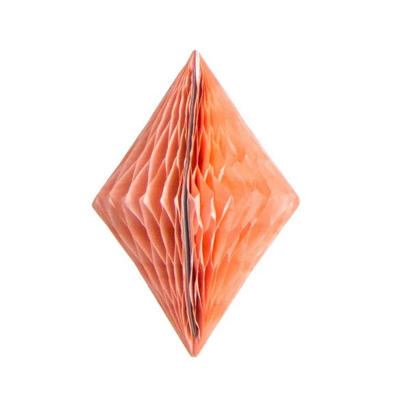 Peach Diamond Honeycomb Ball - Sunbeauty