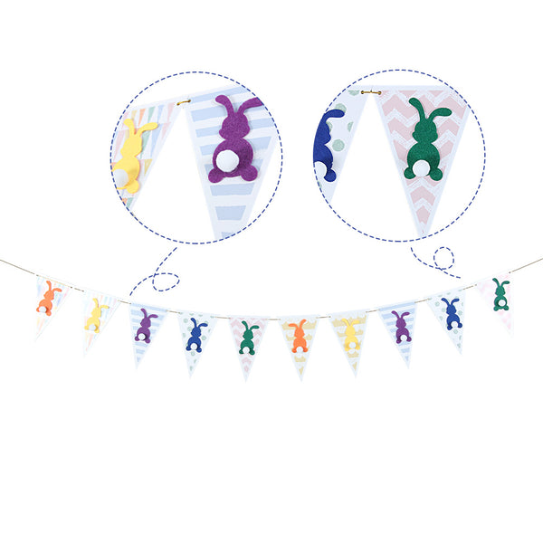 Happy Easter 2020 Spring Themed Party Hanging Banner - Sunbeauty