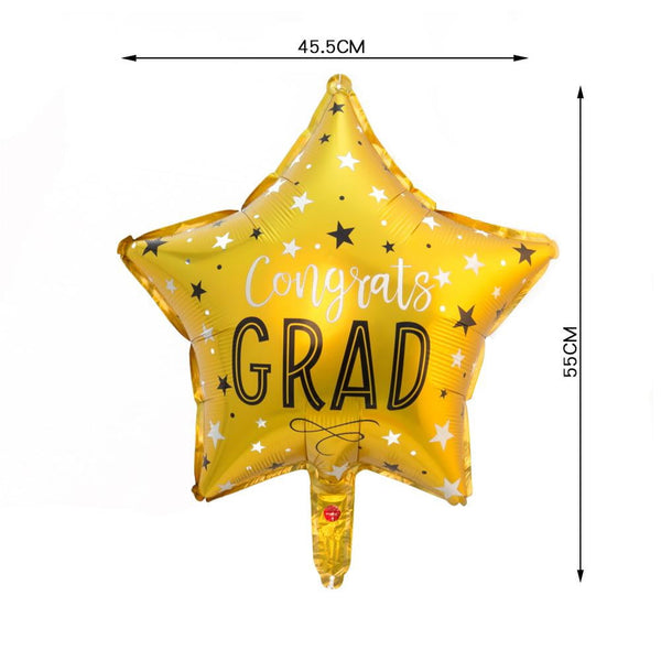 Congrats Graduation Foil Balloon(Gold) - Sunbeauty