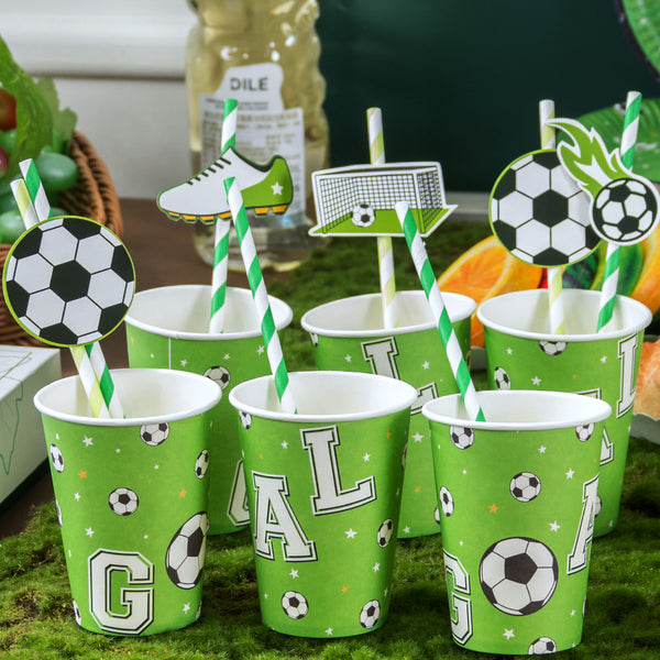 Fußball-Jungen-Kindergeburtstags-Babyparty-Party-Dekoration