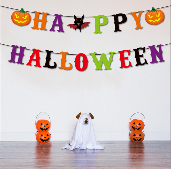 halloween hanging decoration party banner