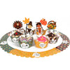 Thanksgiving Cupcake Toppers Wrappers Decorations Kit