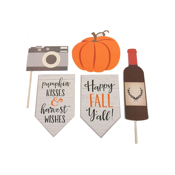 Thanksgiving Day Photo Booth Props(26Pcs) - Sunbeauty