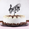 Piano Music Note Birthday Cake Toppers