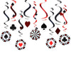 Poker-Geburtstagsfeier-Dekorationen Casino Las Vegas