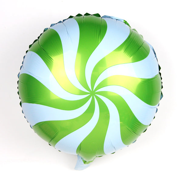 Swirl Pattern Round Foil Balloon - Sunbeauty