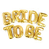 Bachelorette Party Gold Bride to BE Balloons-50Pcs Free Shipping