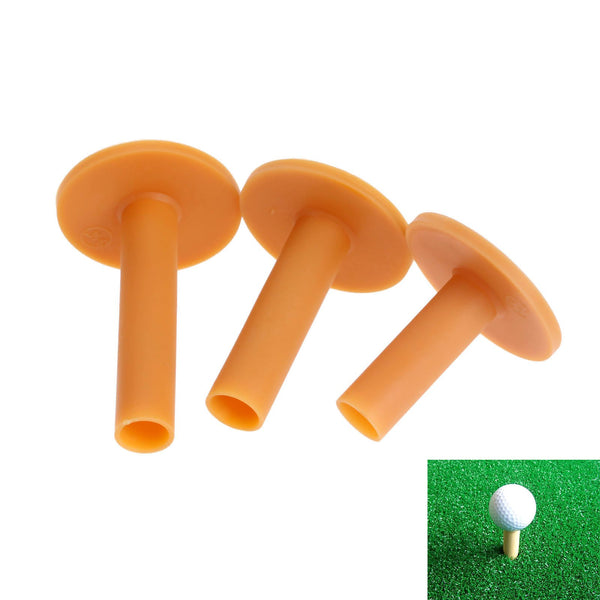 10 Pack Golf Tees TPR Rubber Holder-FreeShipping