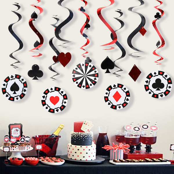 Poker Birthday Party Decorations Casino Las Vegas
