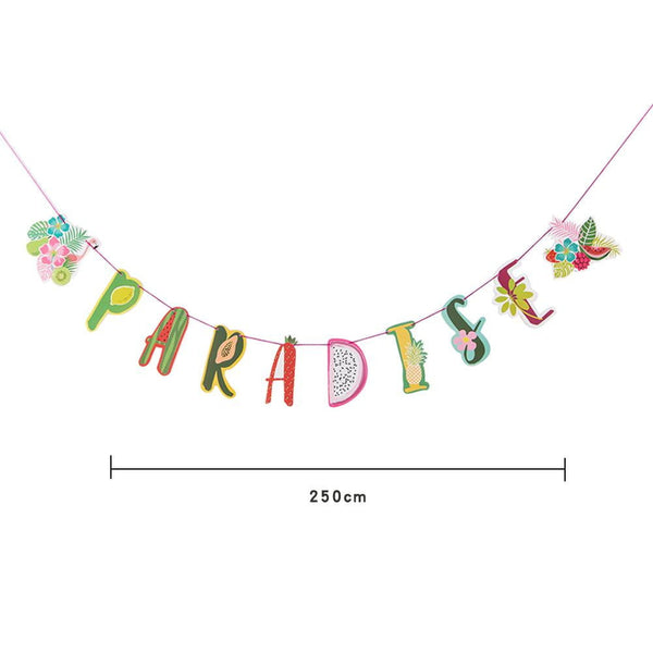Paradise Fruit Summer Party Banner - Sunbeauty