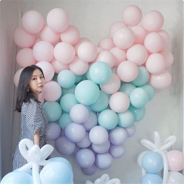 Skyblue Macaron Latex Balloon - cnsunbeauty