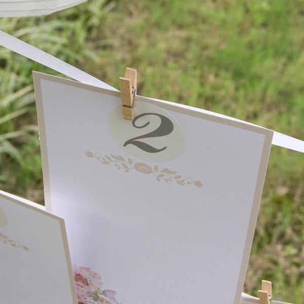 Wedding Planing Seat Number Banner - Sunbeauty