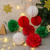 Merry Christmas Red / White / Green Home Decoration (8Pcs) - Sunbeauty