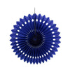 Dark Blue Tissue Paper Fans/Pinwheel