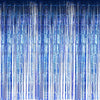 Blue Foil Curtains