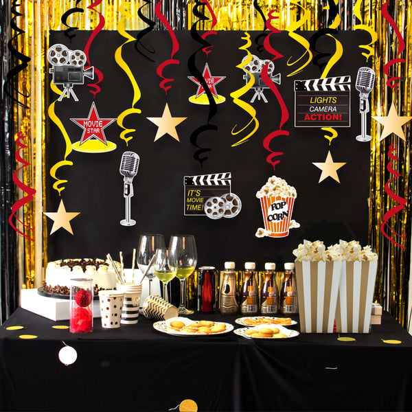 Theme Decoration Spiral Film Festival Party Decoration