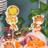 Animal Theme Party Jungle Birthday Cake Topper - Sunbeauty
