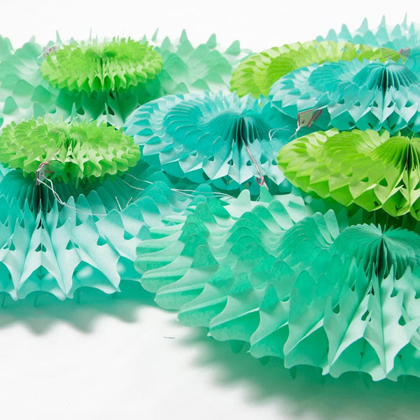 Green Paper Fan Pinwheel Kit - Sunbeauty