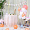 Just Married Pennant Paper Banner(orange)-50Pcs Free Shipping